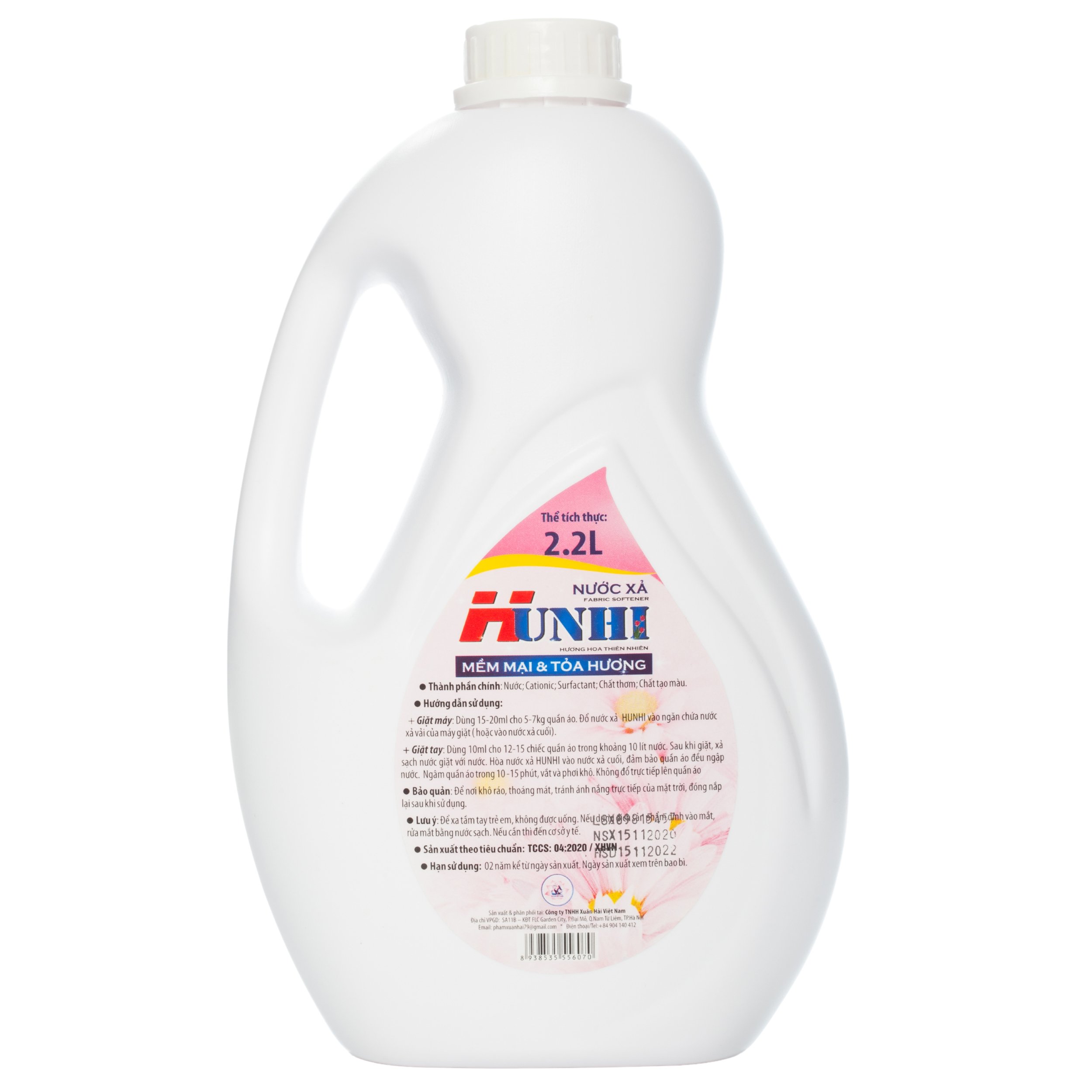 Nước xả vải mặt sau can 2,2 lít
